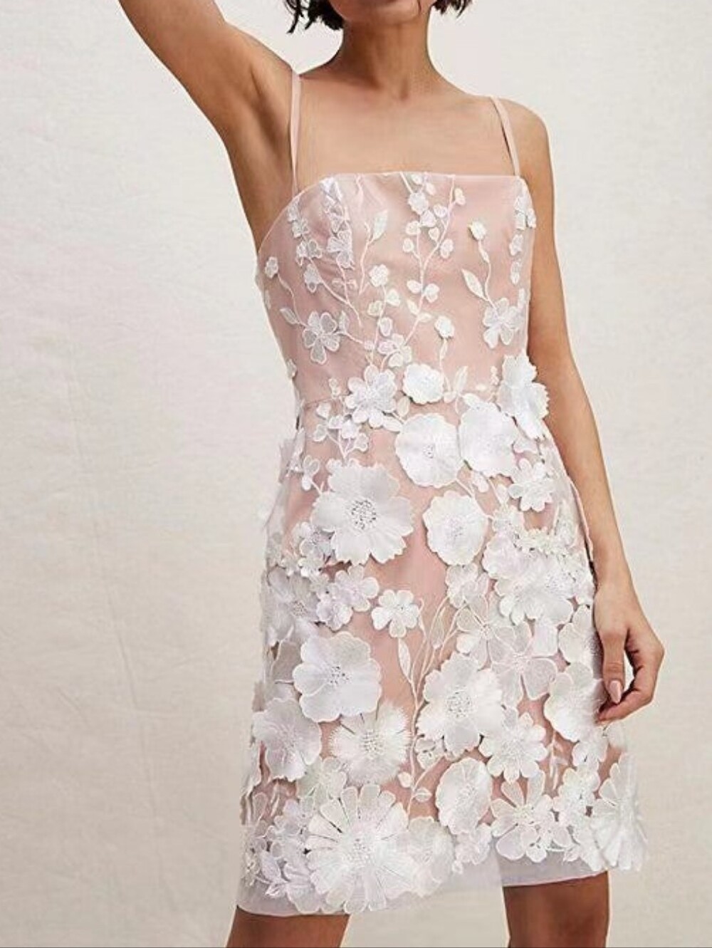 NEW Helsi Hilma 3D Floral Dress Anthropologie‎ Bridal Sleeveless Small $535